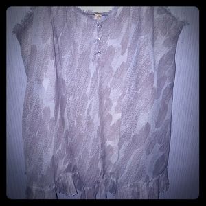 Princess Vera Wang sheer tan camisole